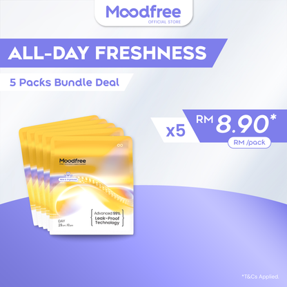 Moodfree Day Use Sanitary Pad 24cm / 29cm