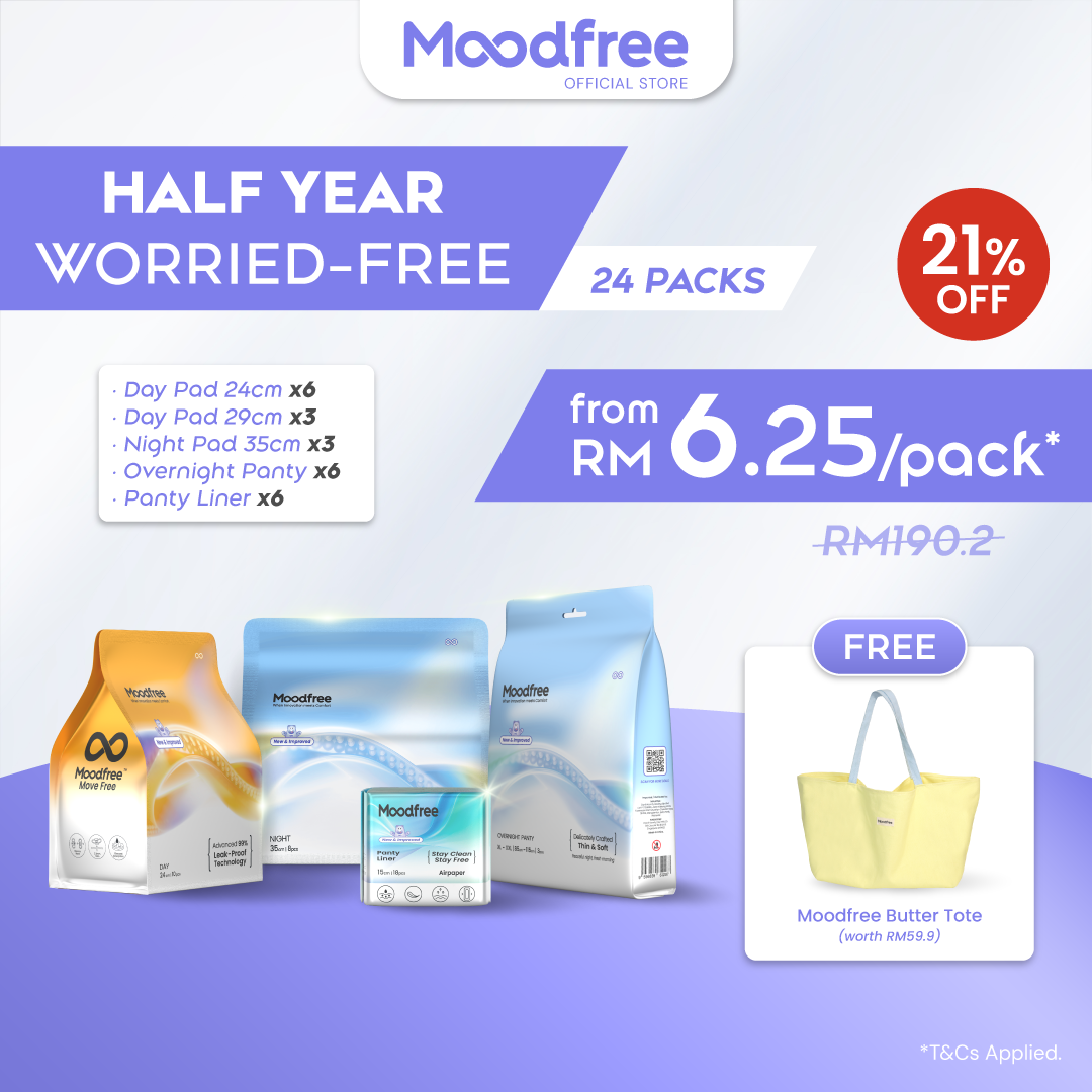 Half Year Worried-Free (Free Limited Edition Butter Tote Bag worth RM59.9)