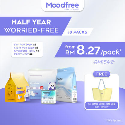 Half Year Worried-Free (Free Limited Edition Butter Tote Bag worth RM59.9)