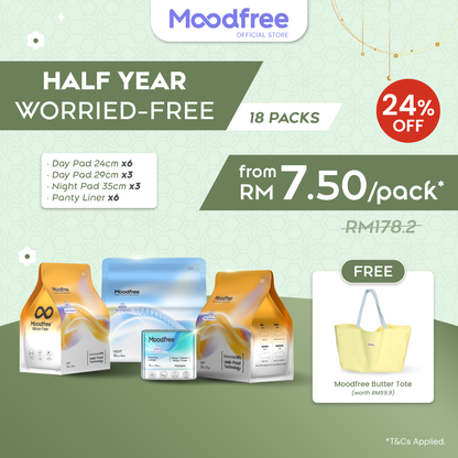 Half Year Worried-Free (Free Limited Edition Butter Tote Bag worth RM59.9)