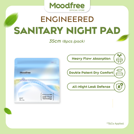 Moodfree Engineered Night Use Sanitary Pad