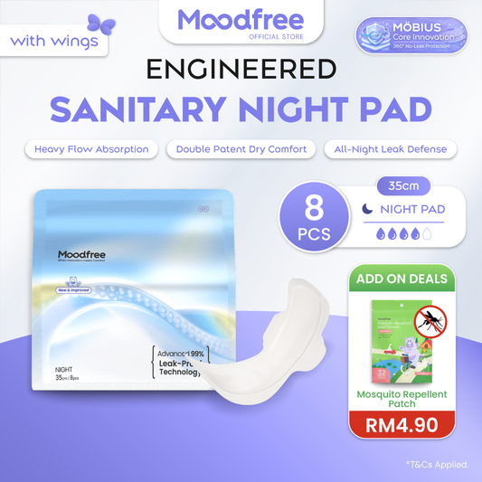 Moodfree Engineered Night Use Sanitary Pad