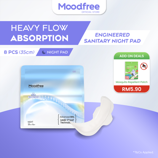 Moodfree Night Use Sanitary Pad 35cm