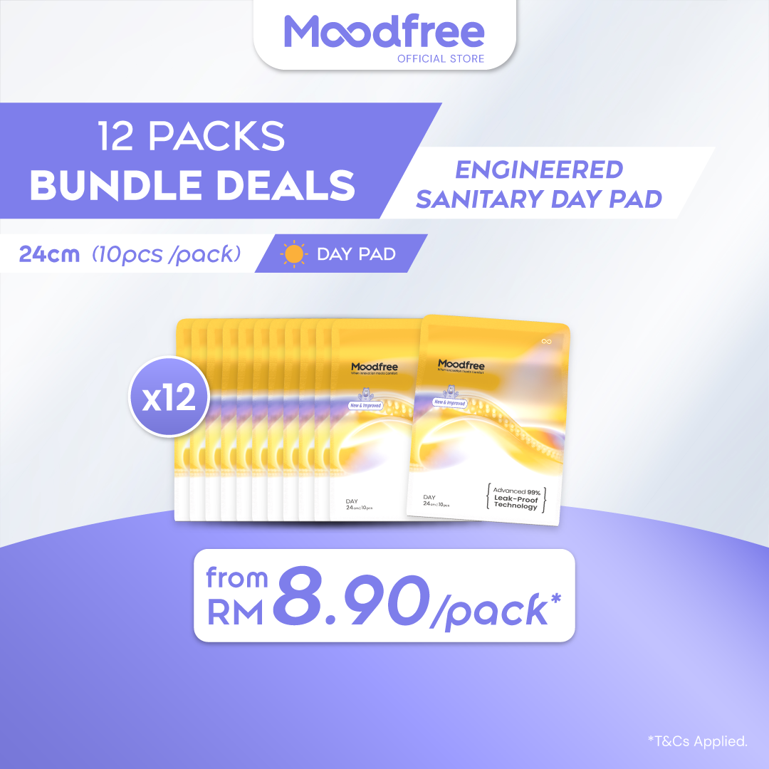 Moodfree Day Use Sanitary Pad 24cm / 29cm
