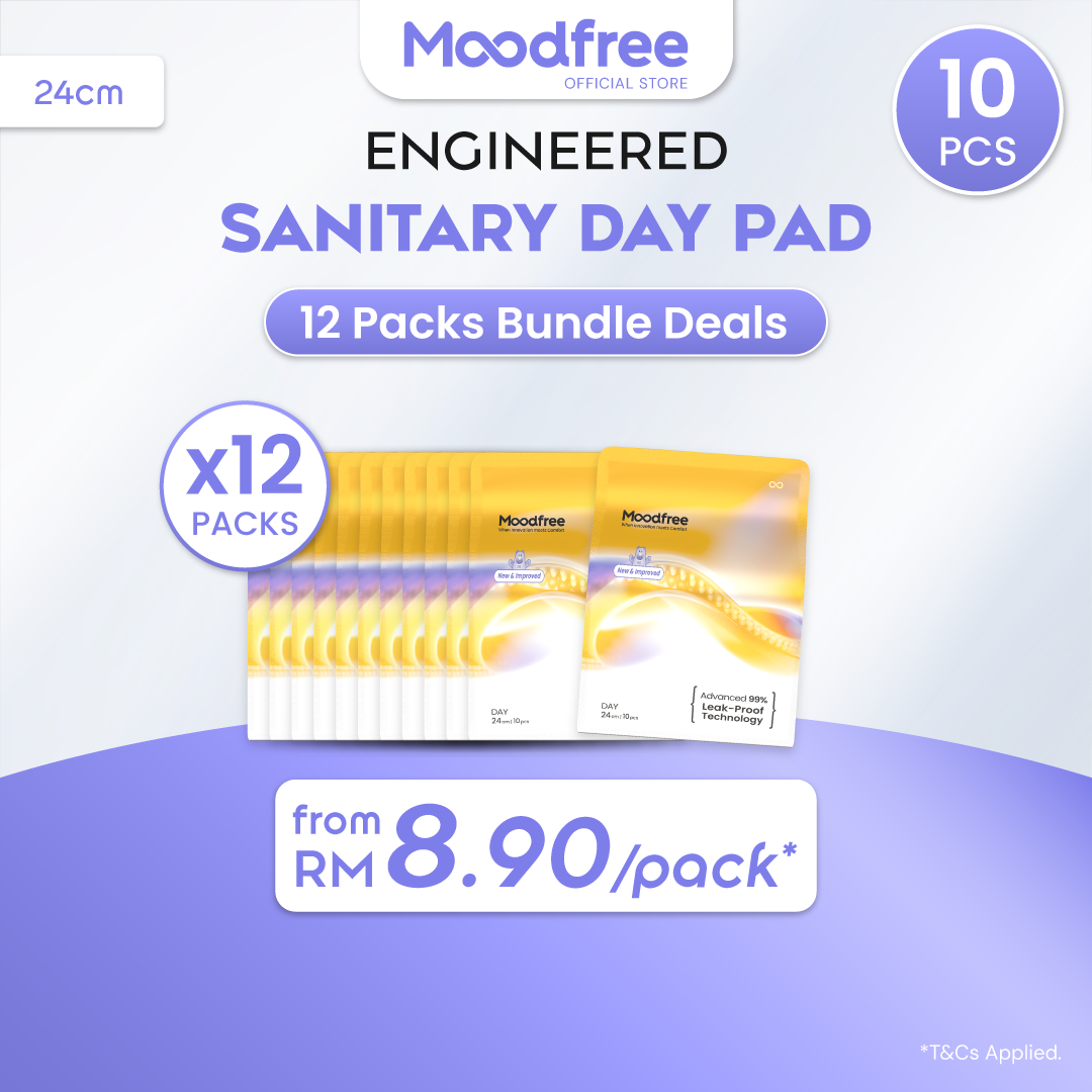 Moodfree Engineered Day Use Sanitary Pad (10 pcs/pack)