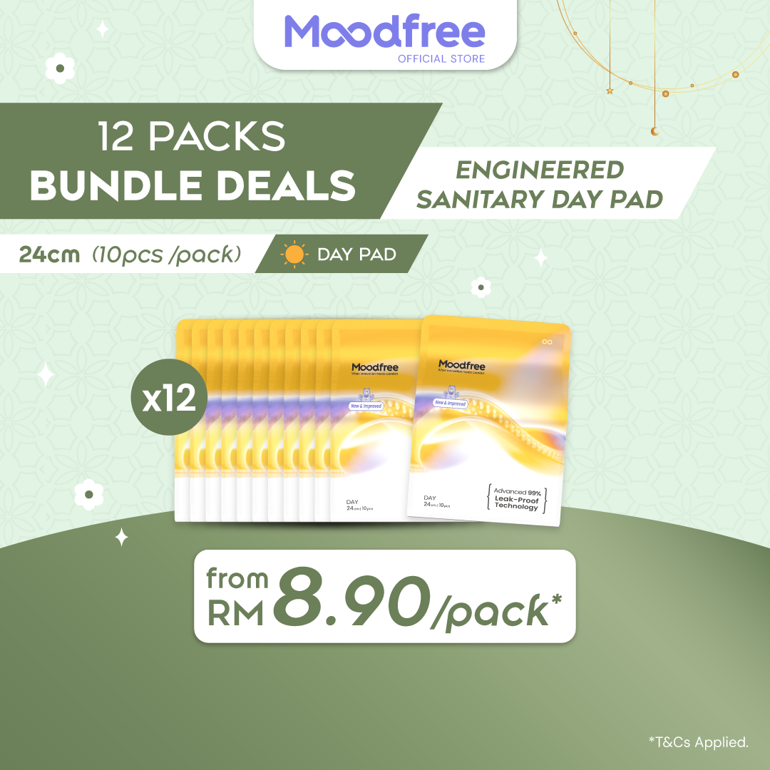 Moodfree Day Use Sanitary Pad 24cm / 29cm