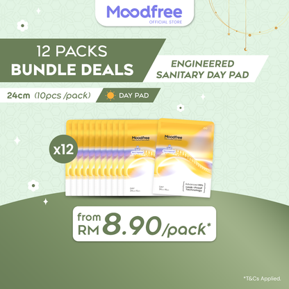 Moodfree Day Use Sanitary Pad 24cm / 29cm
