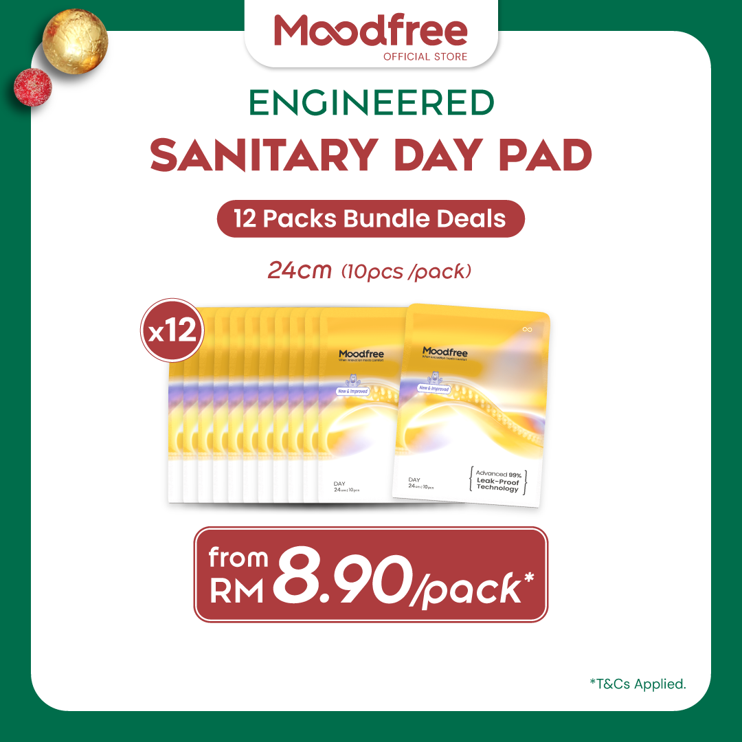 Moodfree Engineered Day Use Sanitary Pad (10 pcs/pack)