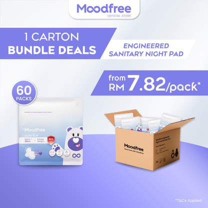 [1 Carton Bundle Deals] Moodfree Sanitary Pads