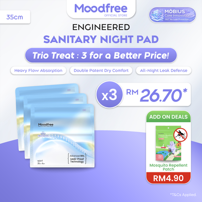 Moodfree Engineered Night Use Sanitary Pad