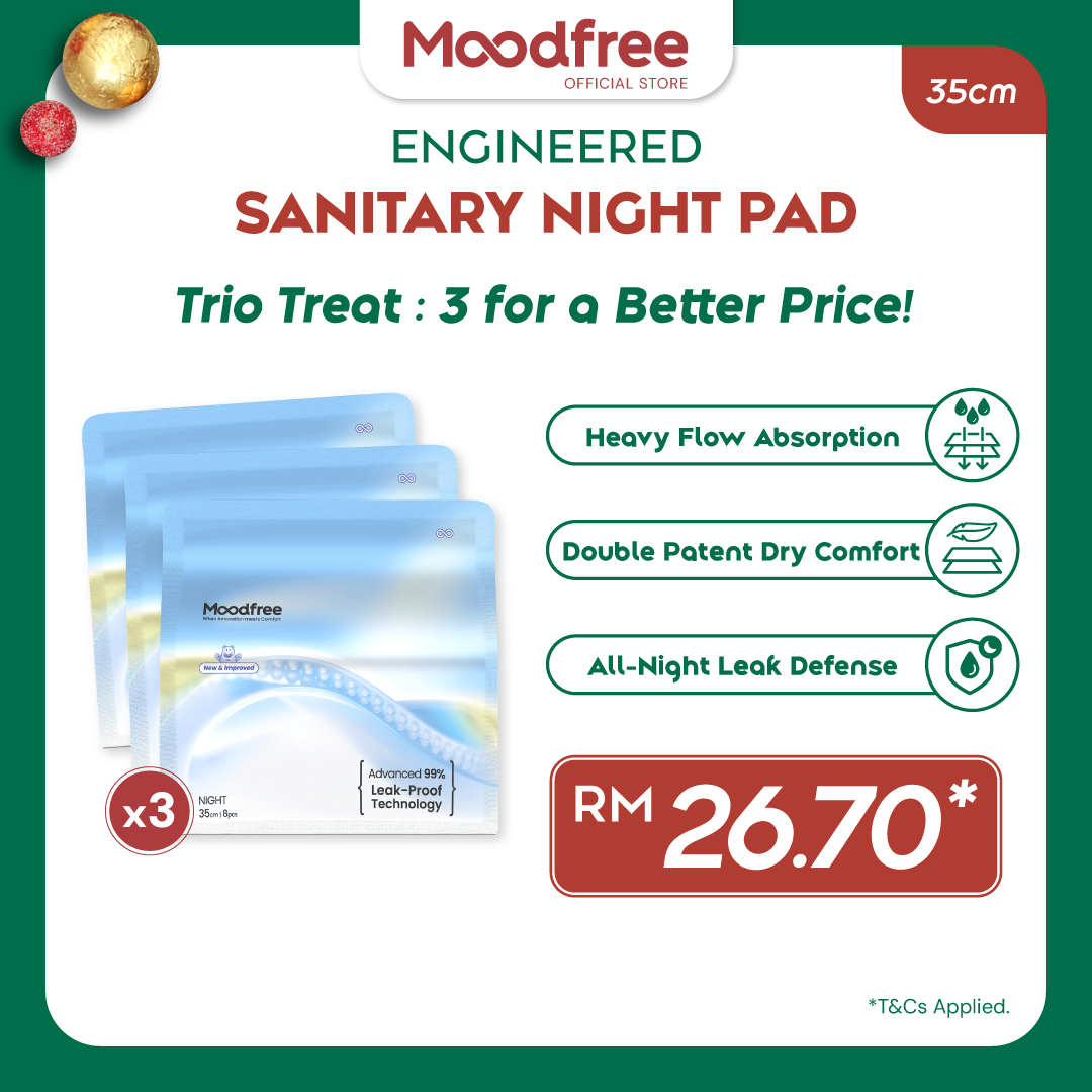 Moodfree Engineered Night Use Sanitary Pad