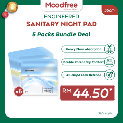 Moodfree Engineered Night Use Sanitary Pad
