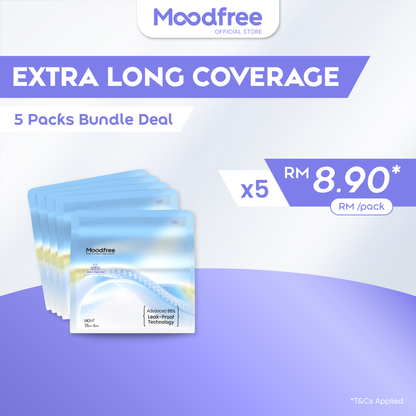Moodfree Night Use Sanitary Pad 35cm