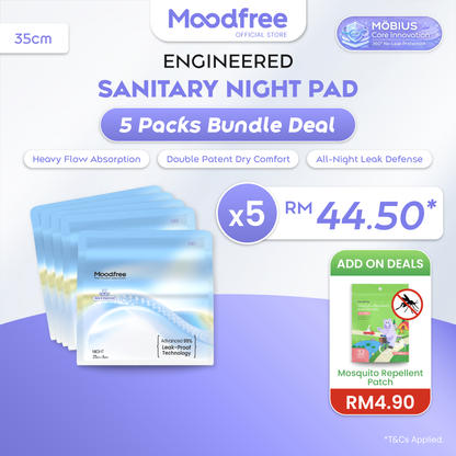 Moodfree Engineered Night Use Sanitary Pad