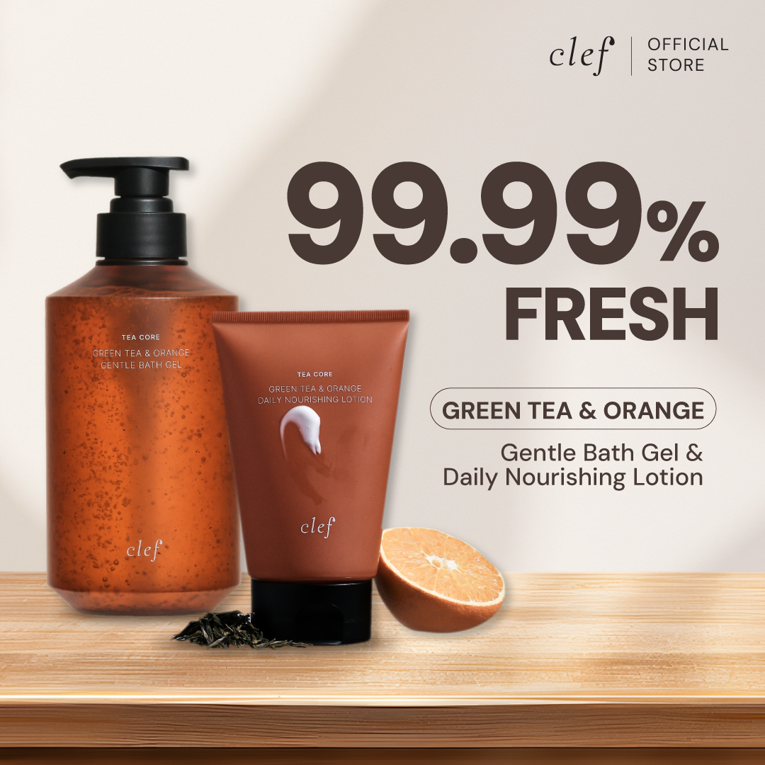 [PWP] CLEF TEA CORE BATH GEL & LOTION