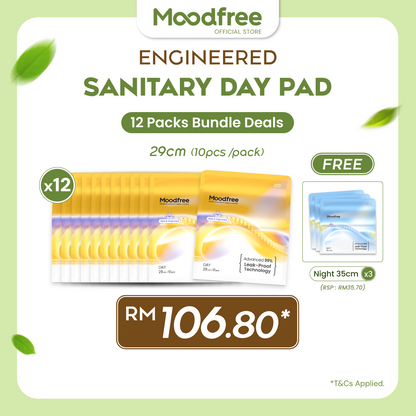 Moodfree Engineered Day Use Sanitary Pad (10 pcs/pack)