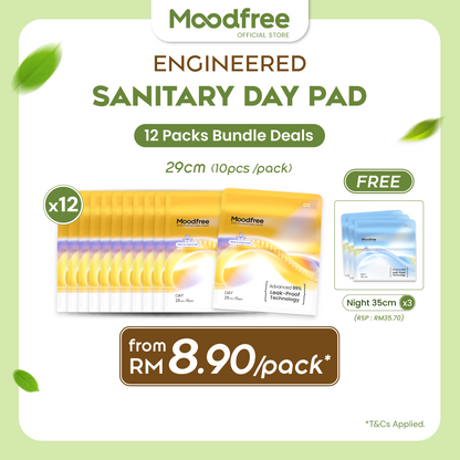 Moodfree Engineered Day Use Sanitary Pad (10 pcs/pack)