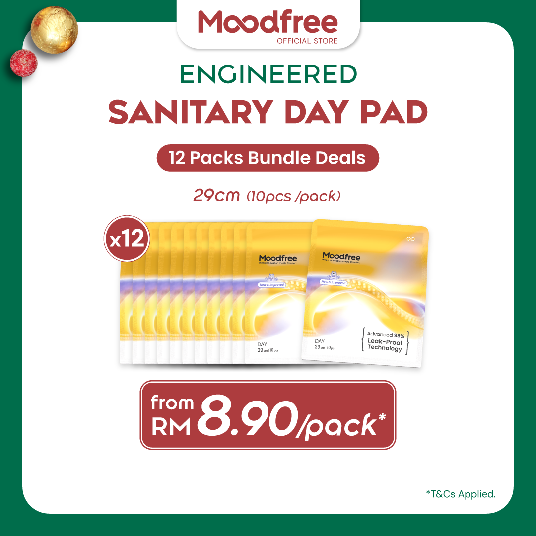 Moodfree Engineered Day Use Sanitary Pad (10 pcs/pack)