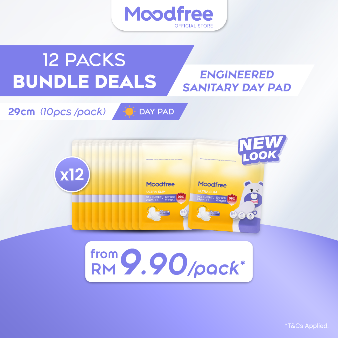 Moodfree Day Use Sanitary Pad 24cm / 29cm