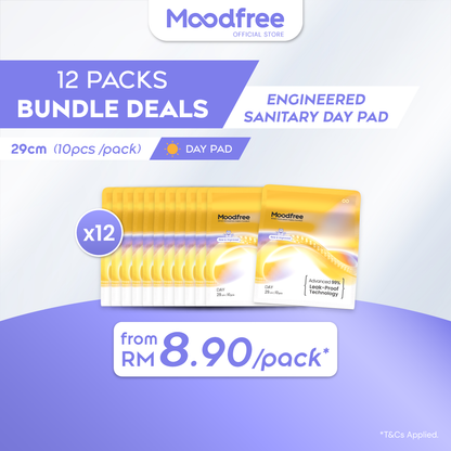 Moodfree Day Use Sanitary Pad 24cm / 29cm