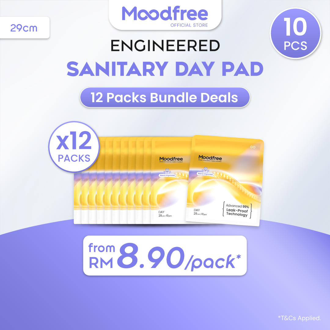 Moodfree Engineered Day Use Sanitary Pad (10 pcs/pack)