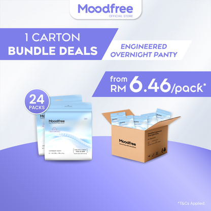 [1 Carton Bundle Deals] Moodfree Sanitary Pads
