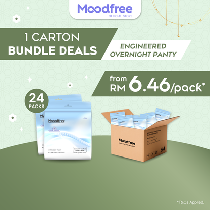 [1 Carton Bundle Deals] Moodfree Sanitary Pads