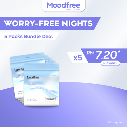 Moodfree Overnight Sanitary Panty (3 pcs/pack)(M-L/ XL-XXL)
