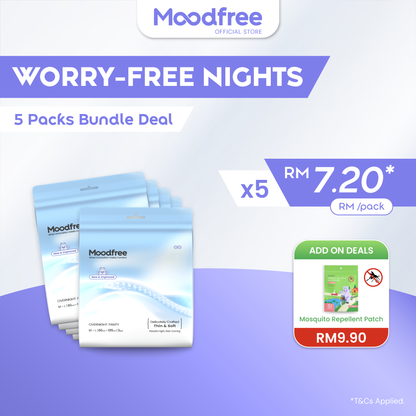 Moodfree Overnight Sanitary Panty (3 pcs/pack)(M-L/ XL-XXL)