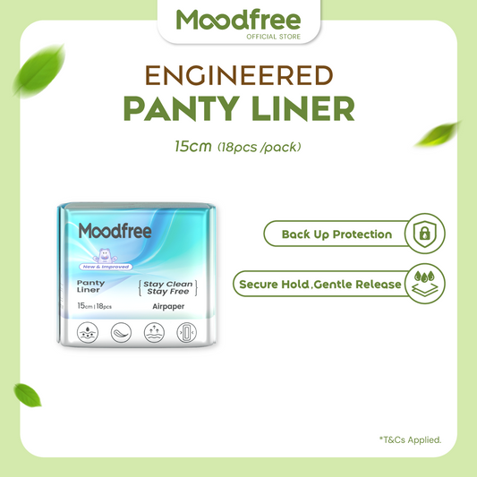 Moodfree Engineered Panty Liner (18 pcs/pack)