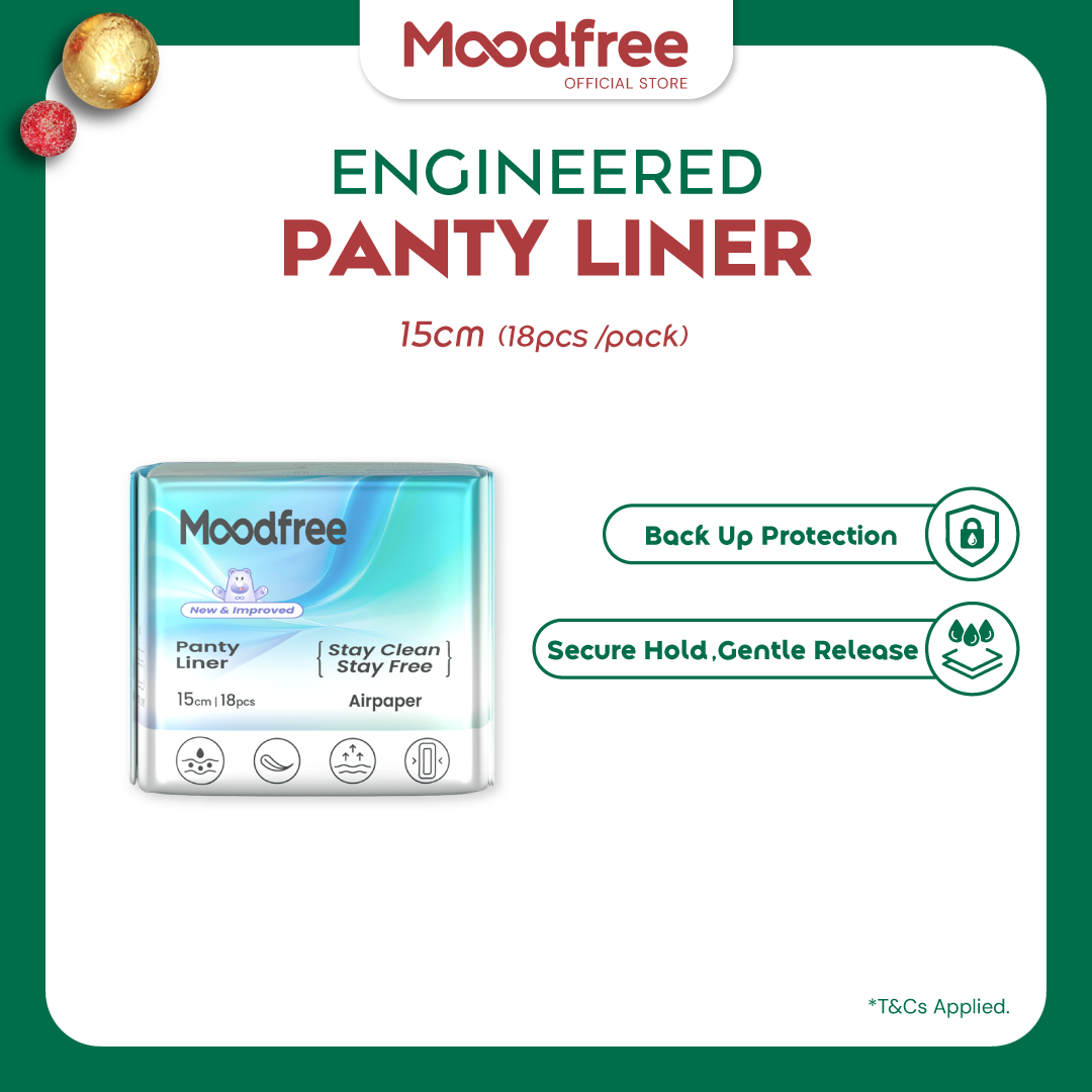 Moodfree Engineered Panty Liner (18 pcs/pack)