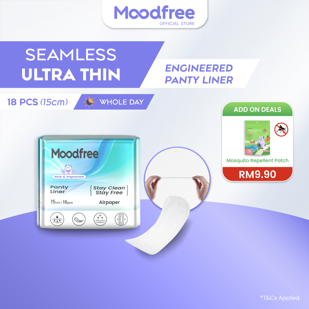 Moodfree Engineered Panty Liner (18 pcs/pack)