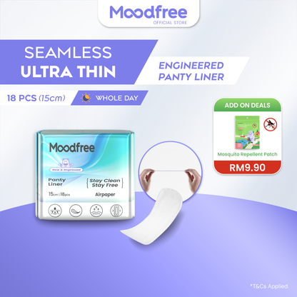 Moodfree Engineered Panty Liner (18 pcs/pack)