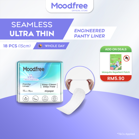 Moodfree Engineered Panty Liner (18 pcs/pack)