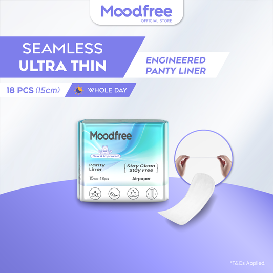 Moodfree Engineered Panty Liner (18 pcs/pack)