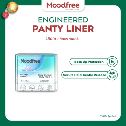 Moodfree Engineered Panty Liner (18 pcs/pack)