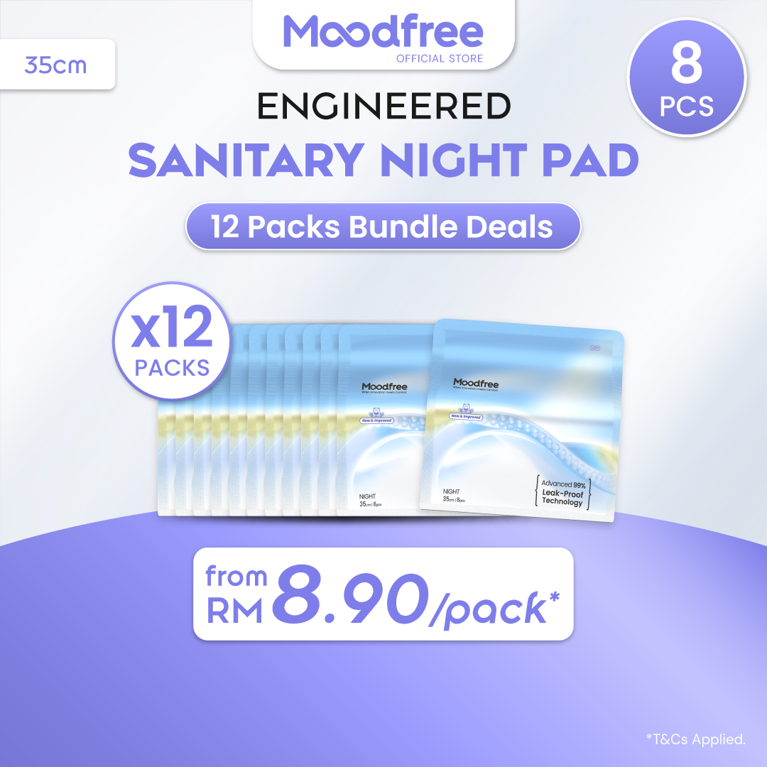 Moodfree Engineered Night Use Sanitary Pad