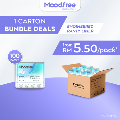 [1 Carton Bundle Deals] Moodfree Sanitary Pads