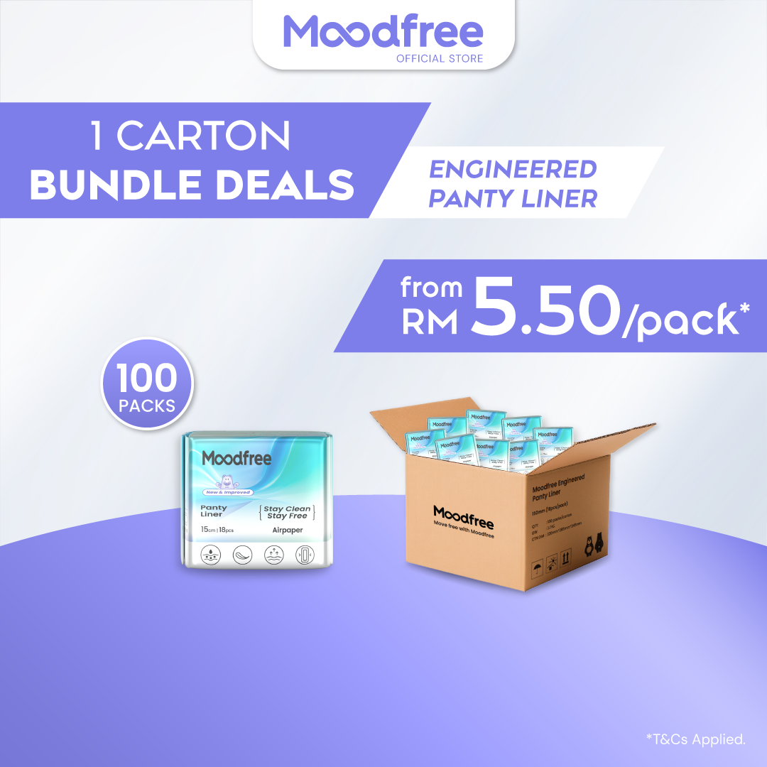 [1 Carton Bundle Deals] Moodfree Sanitary Pads