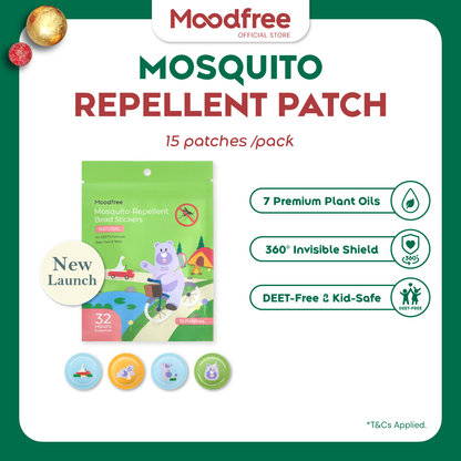 [JOSEPHINE] MOODFREE Mosquito-Repellent Bead Stickers (15patches/pack)