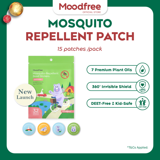 MOODFREE Mosquito-Repellent Bead Stickers (15patches/pack)