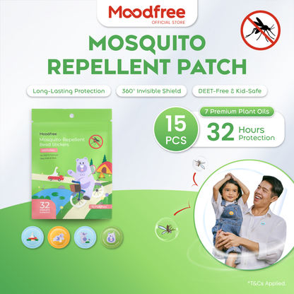 MOODFREE Mosquito-Repellent Bead Stickers (15patches/pack)