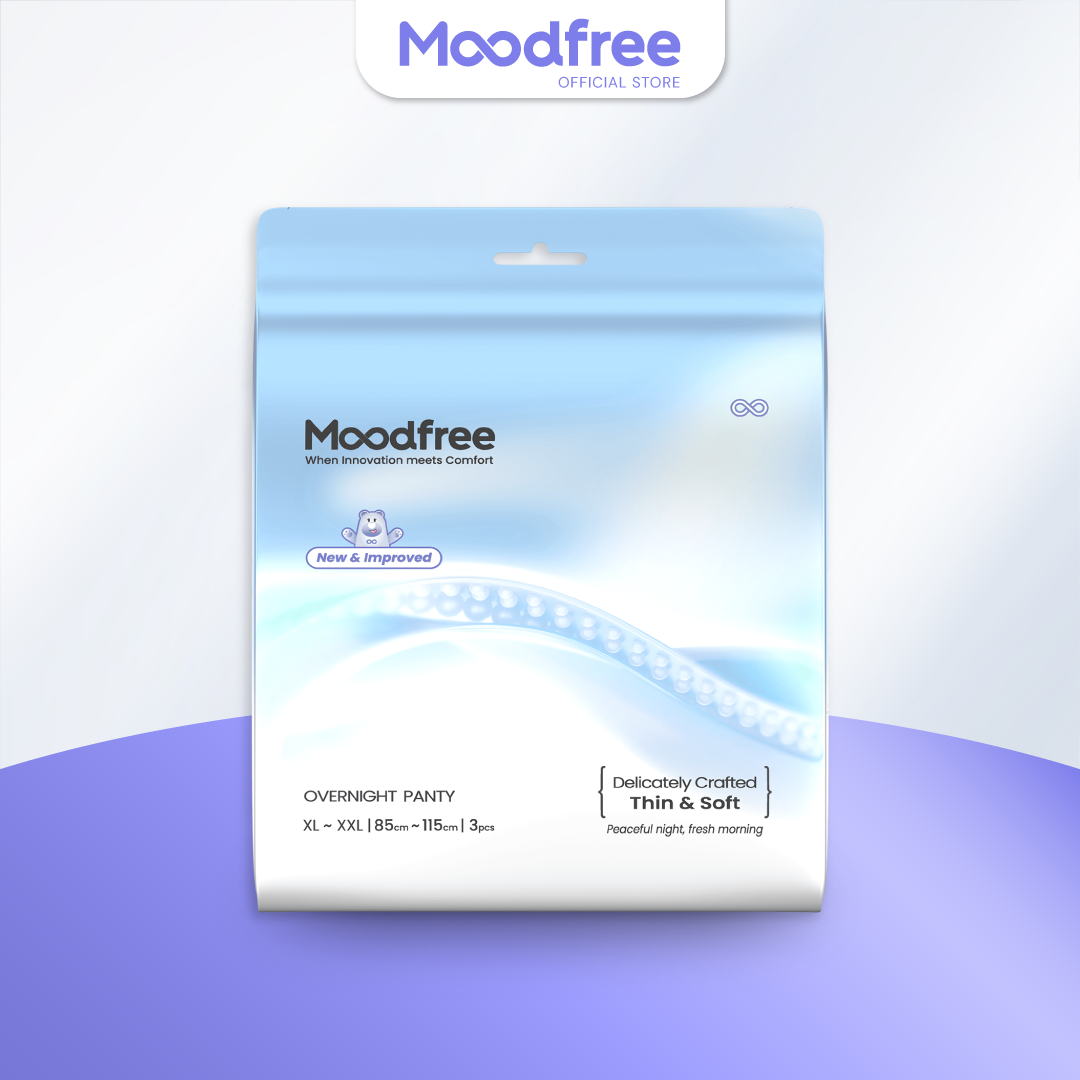 Moodfree Overnight Sanitary Panty (3 pcs/pack)(M-L/ XL-XXL)