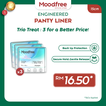 Moodfree Engineered Panty Liner (18 pcs/pack)
