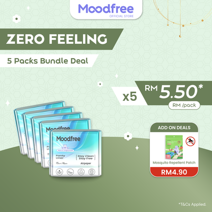 Moodfree Engineered Panty Liner (18 pcs/pack)
