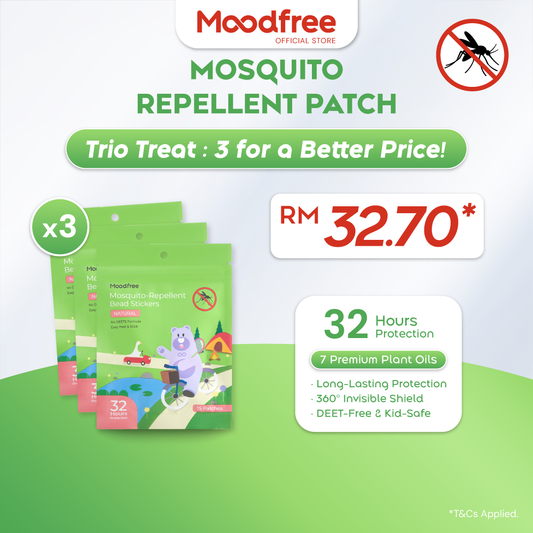 MOODFREE Mosquito-Repellent Bead Stickers (15patches/pack)