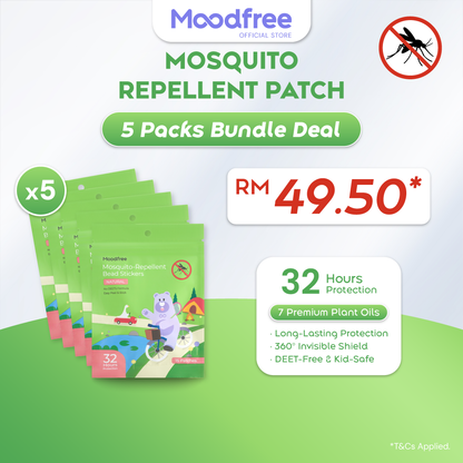 MOODFREE Mosquito-Repellent Bead Stickers (15patches/pack)