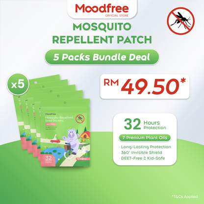 MOODFREE Mosquito-Repellent Bead Stickers (15patches/pack)
