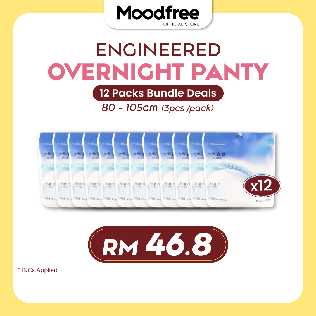 [BEST SELLER] Moodfree Engineered Overnight Panty (3 pcs/pack)