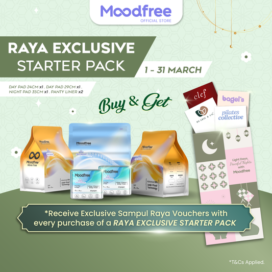 [RAYA SPECIAL] Moodfree Exclusive Starter Pack Engineered Sanitary Pads